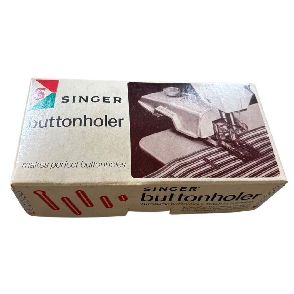 Singer Buttonholer No. 489510 Automatic Buttonhole Stitch Attachment